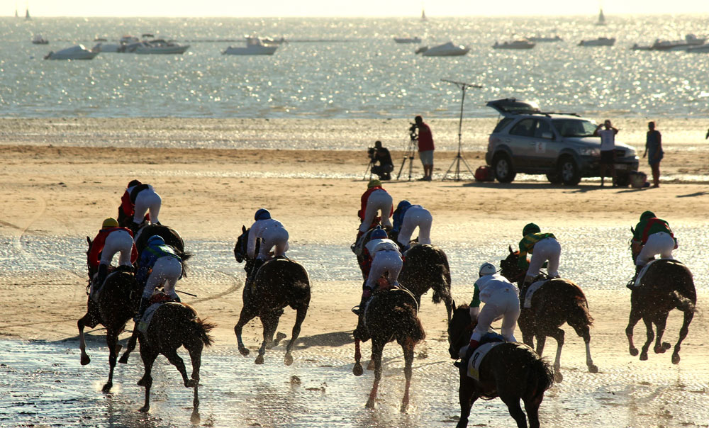 Carreras de caballos, Sanlúcar de Barrameda. 
Fotografía de Enrique Ruíz  